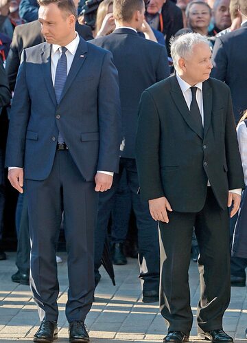 Prezydent Andrzej Duda i prezes PiS Jarosław Kaczyński