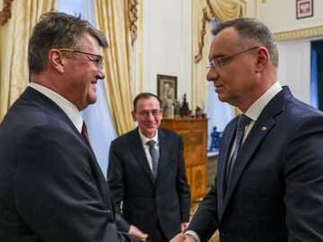 Prezydent Andrzej Duda, Maciej Wąsik i Mariusz Kamiński