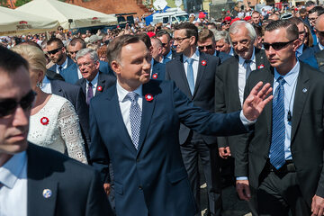 Prezydent Andrzej Duda podczas święta Konstytucji 3 maja