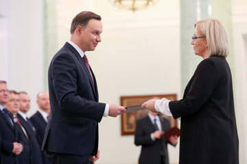 Prezydent Andrzej Duda powołał Julię Przyłębską na prezesa TK