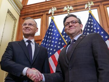 Prezydent Andrzej Duda spotkał się ze spikerem Izby Reprezentantów Michaelem Johnsonem