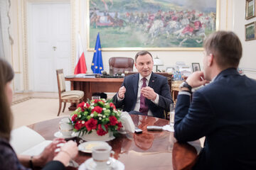 Prezydent Andrzej Duda udzielił wywiadu dziennikowi "Polska The Times"