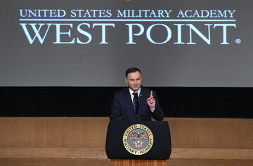 Prezydent Andrzej Duda w Akademii Wojskowej West Point