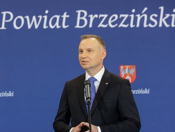Prezydent Andrzej Duda w Brzezinach