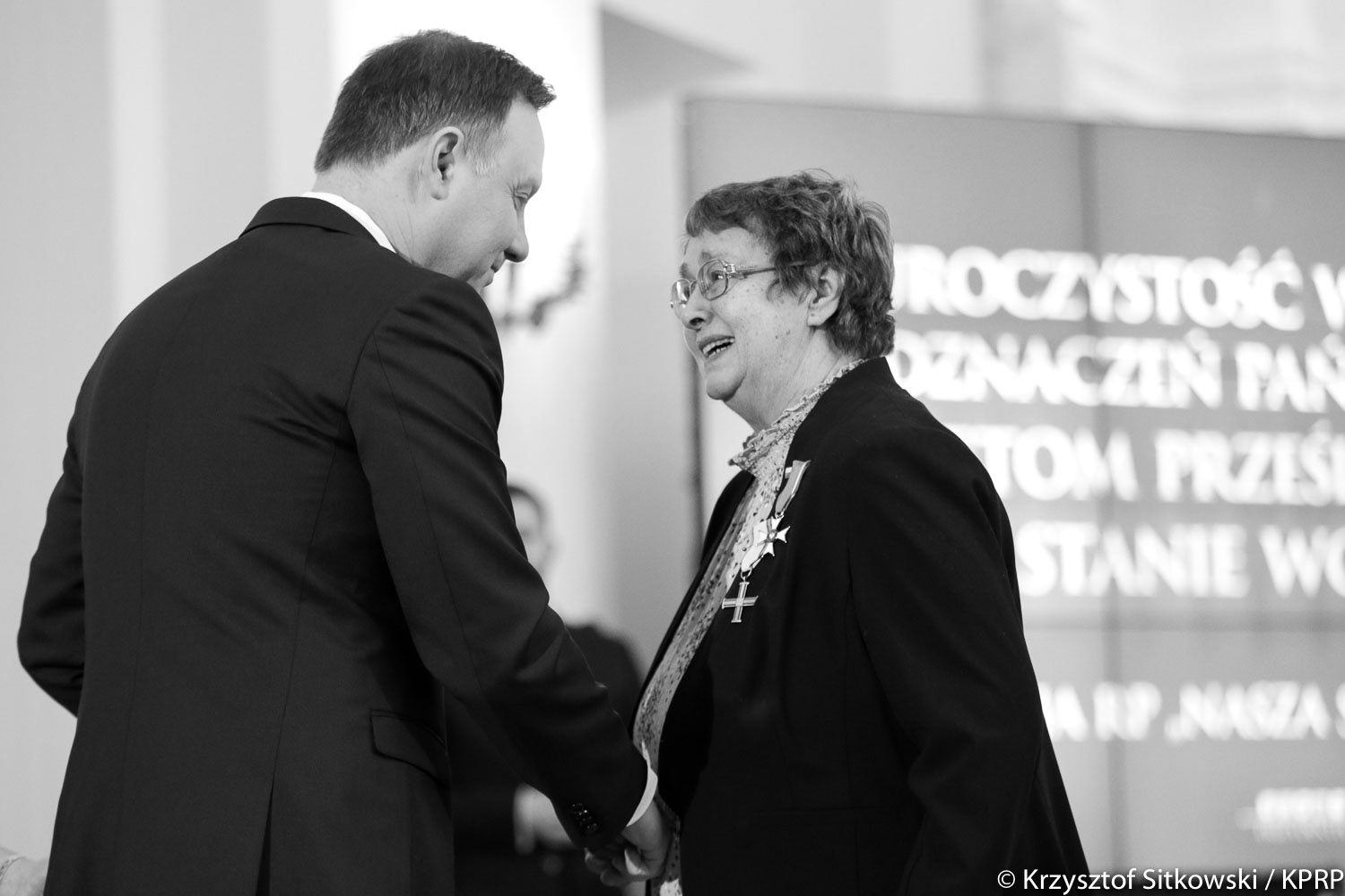 Wręczenie Krzyża Kawalerskiego Orderu Odrodzenia Polski