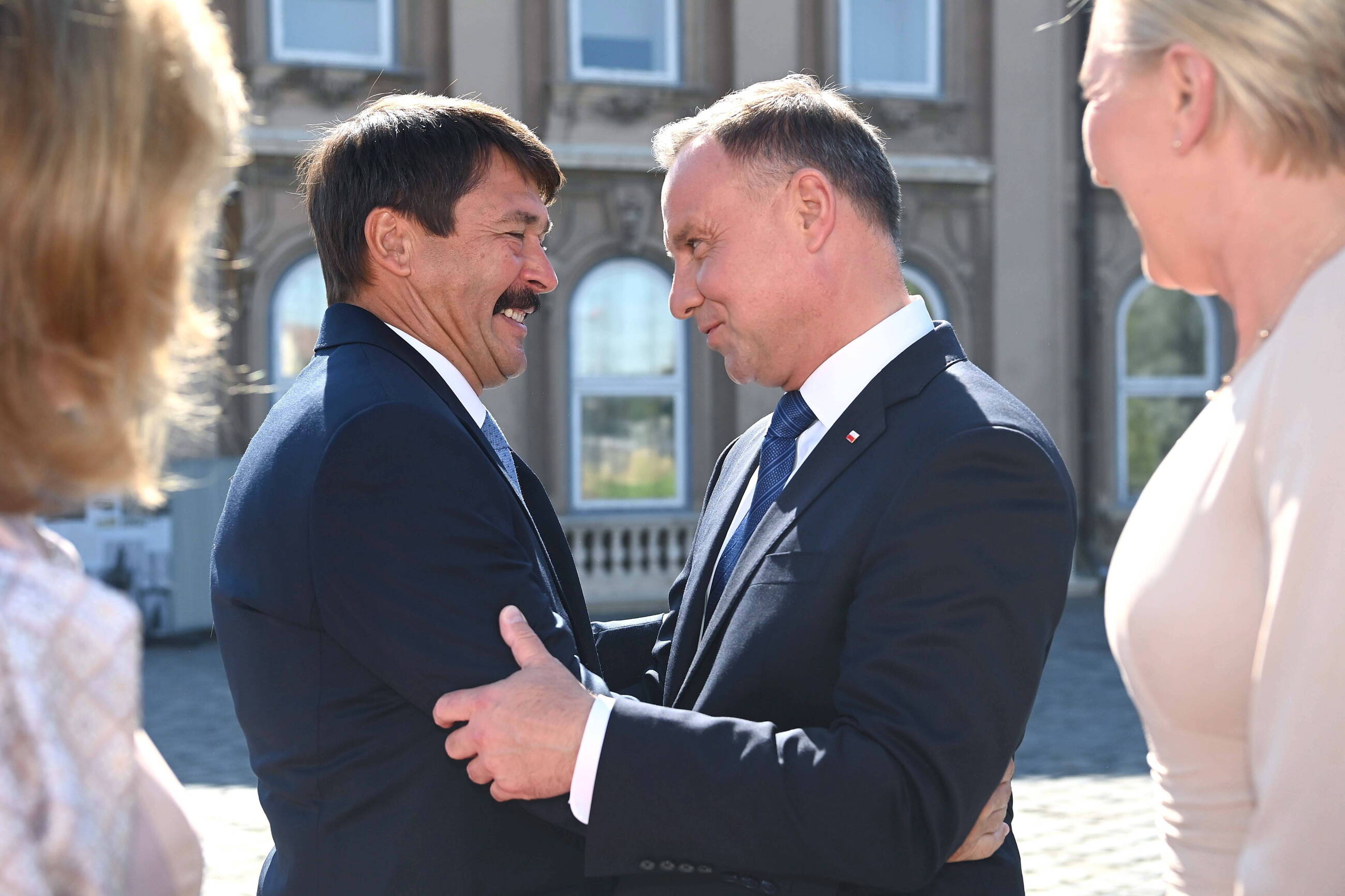 Andrzej Duda i János Áder