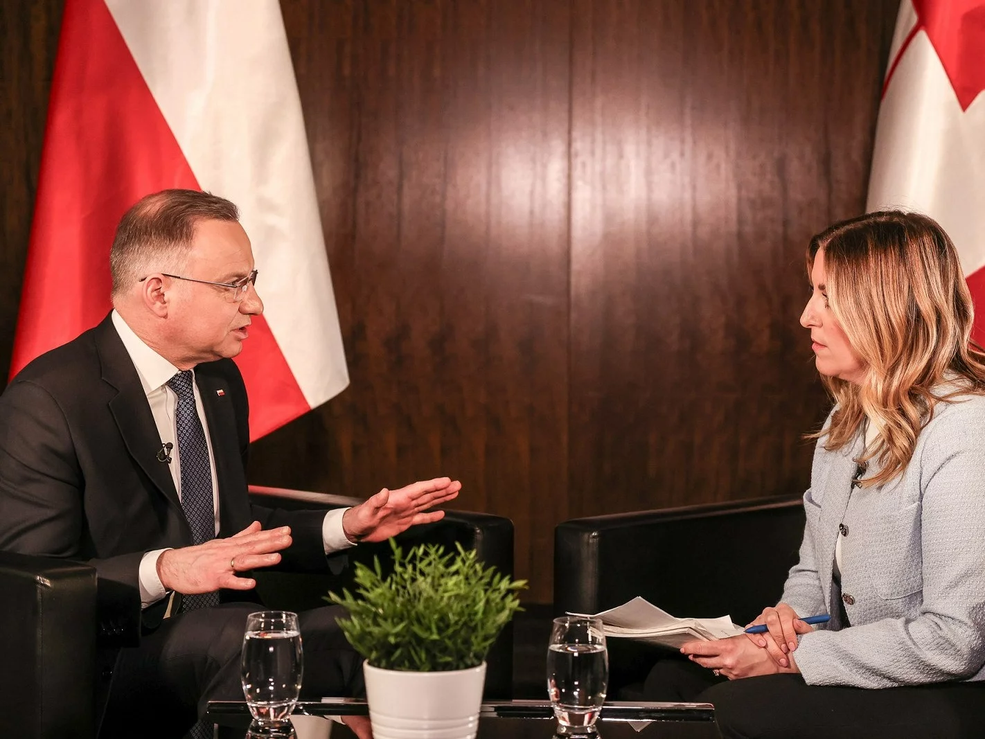 Prezydent Andrzej Duda w wywiadzie dla kanadyjskiej telewizji CTV News