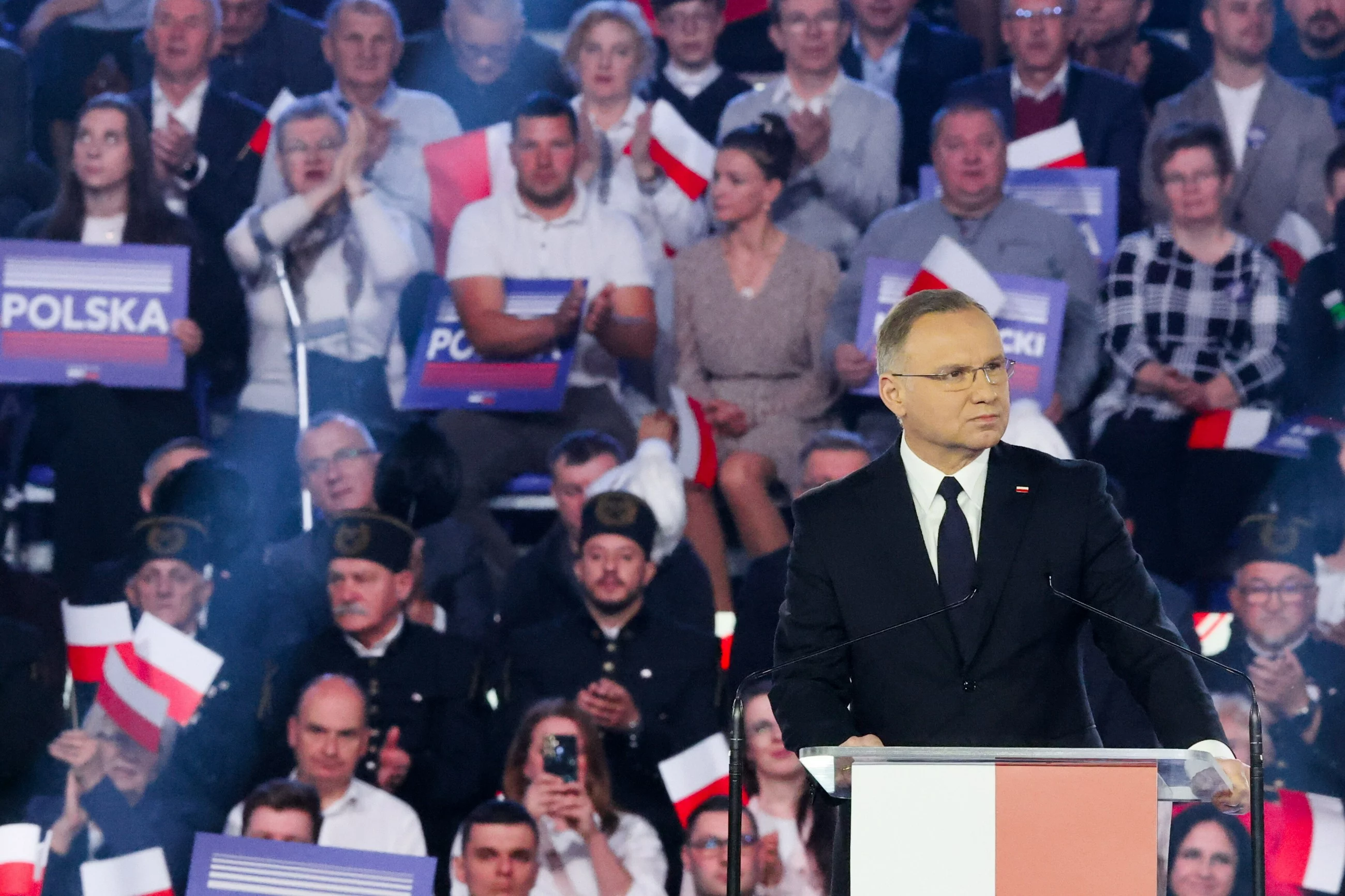 Big surprise. president   Duda at Nawrocki&#39;s convention