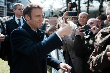 Prezydent Francji Emmanuel Macron.