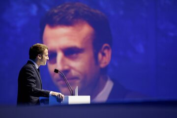 Prezydent Francji  Emmanuel Macron