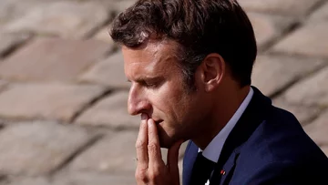 Prezydent Francji Emmanuel Macron