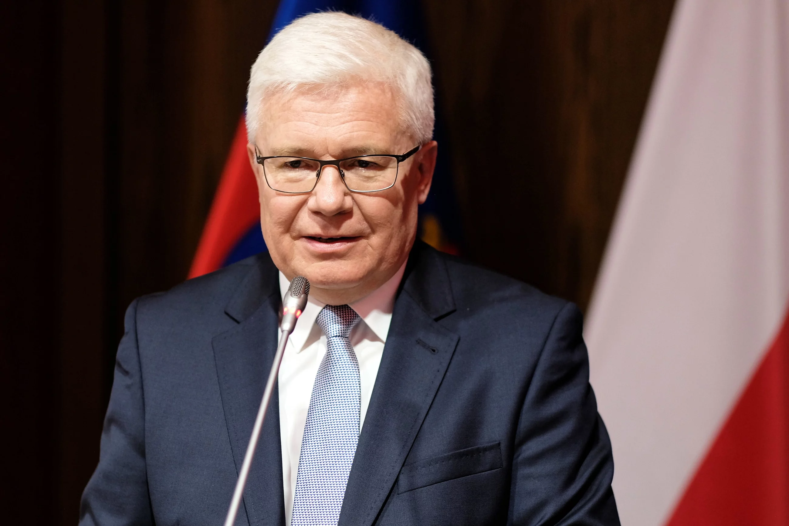 Prezydent Gliwic Adam Neumann podczas uroczystości ślubowania na urząd prezydenta miasta