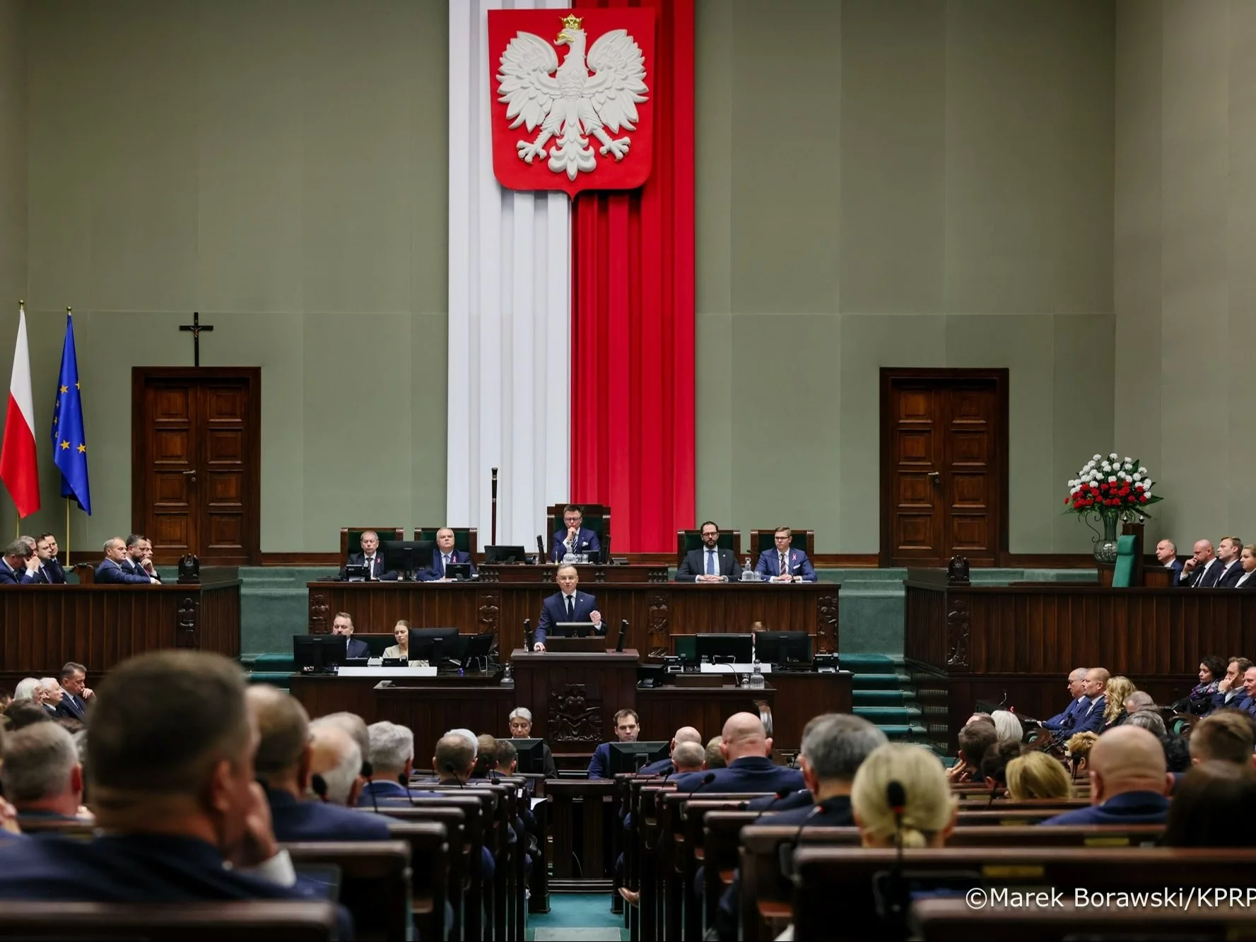 Prezydent Andrzej Duda w Sejmie