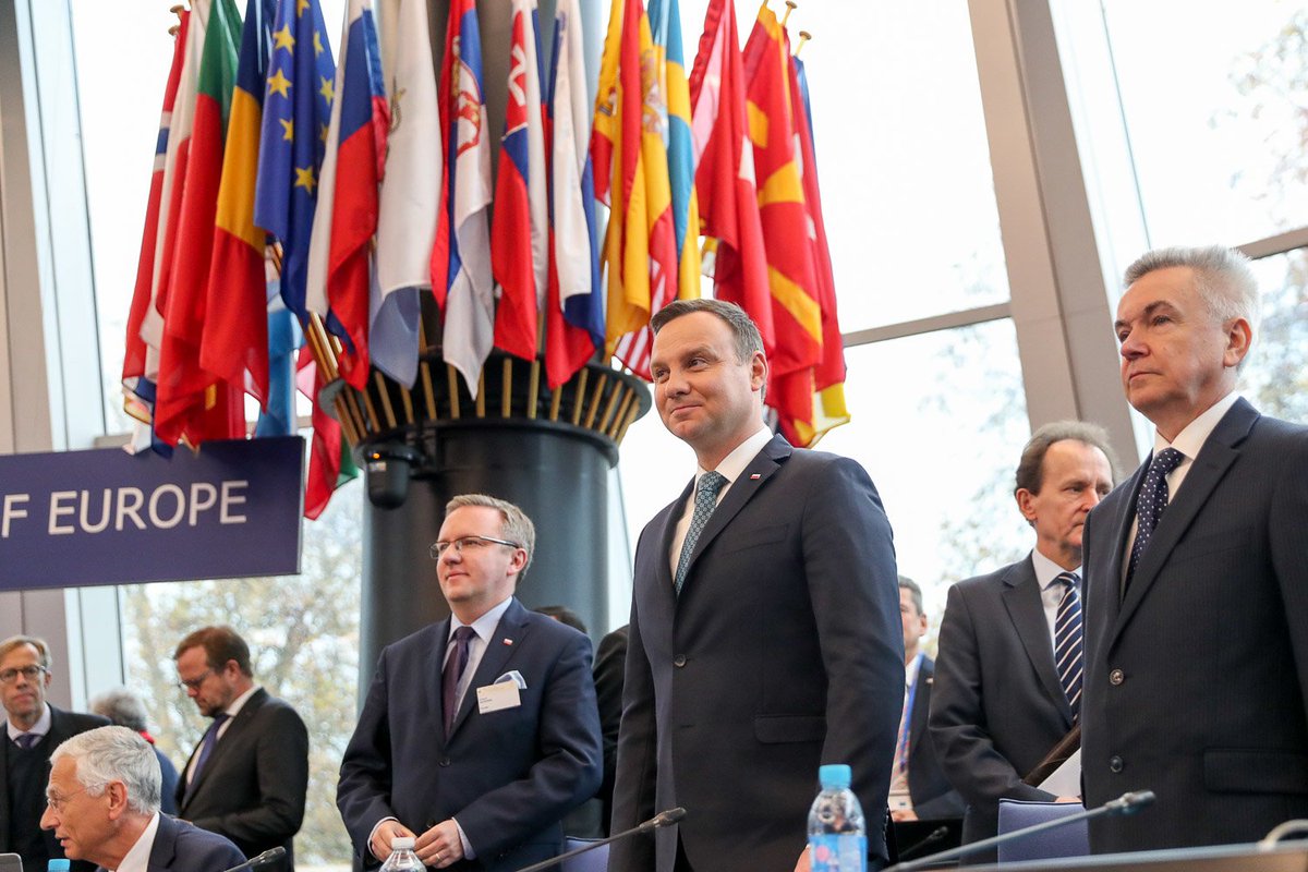 Prezydent Andrzej Duda w Strasburgu