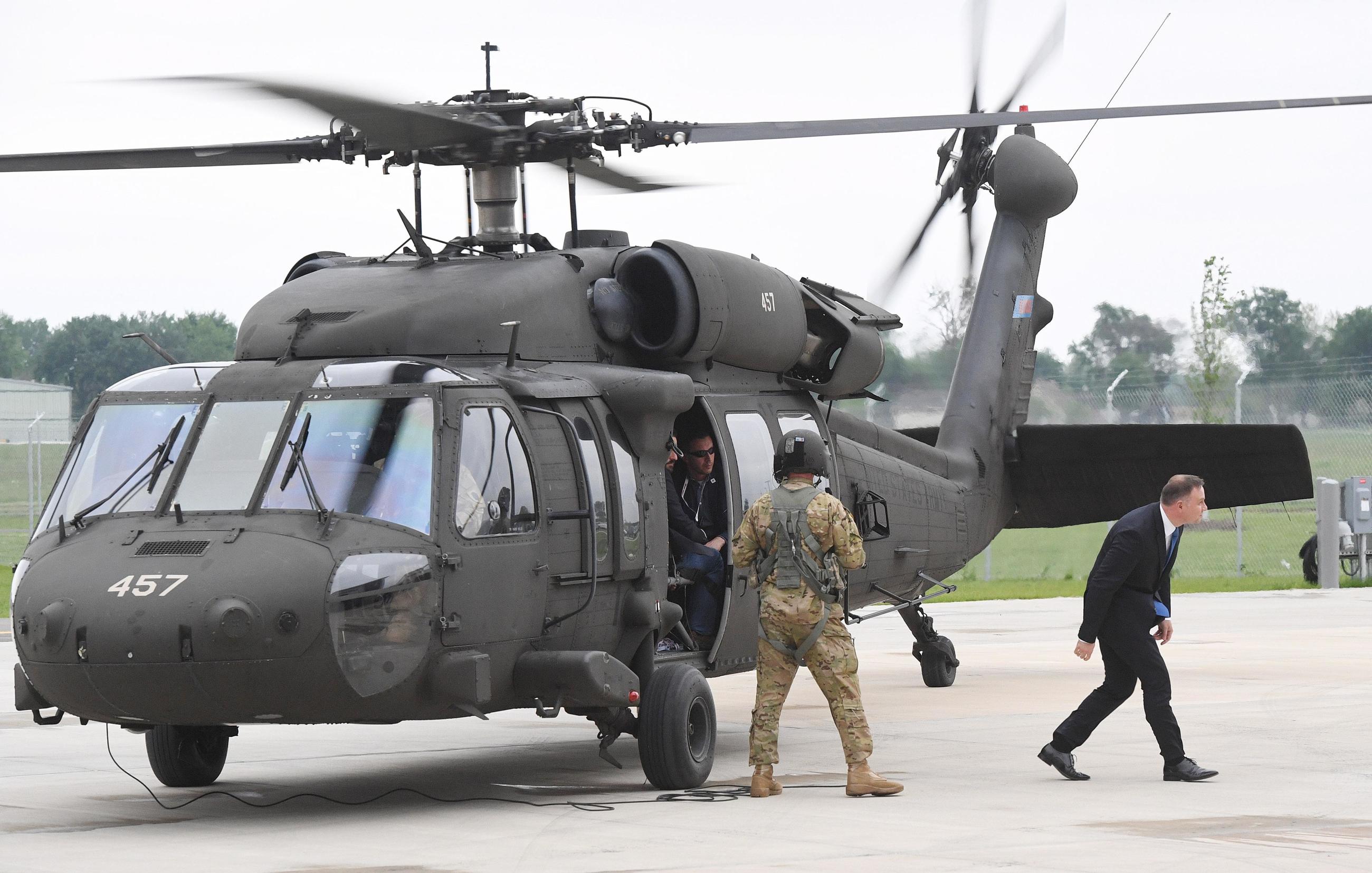 Wizyta prezydenta Andrzeja Dudy w bazie Gwardii Narodowej Illinois