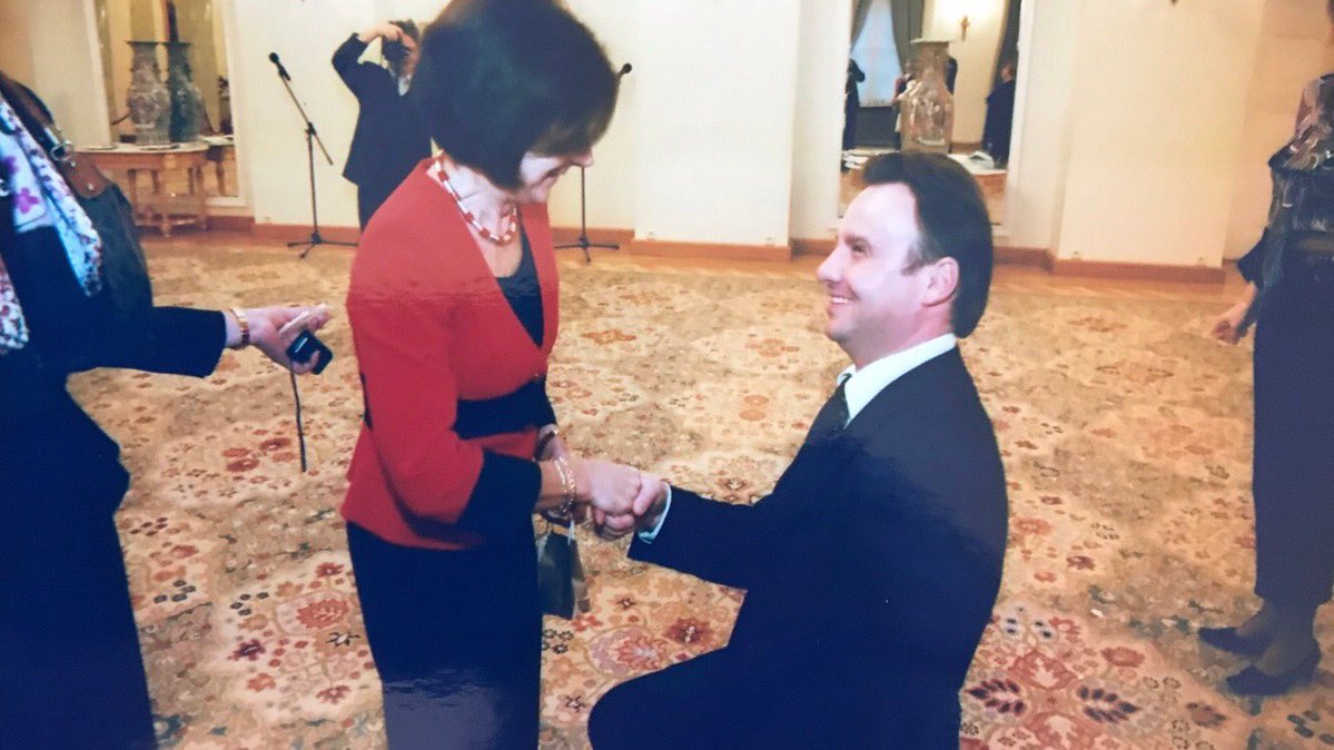 Andrzej Duda i śp. Maria Kaczyńska