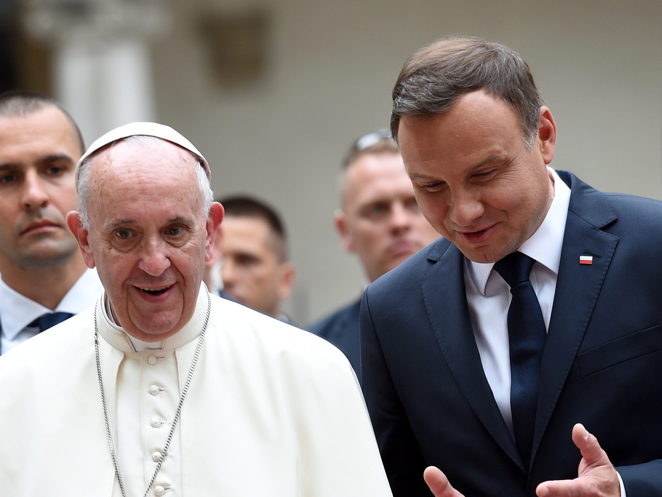 Andrzej Duda, papież Franciszek