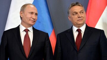 Prezydent Rosji Władimir Putin i premier Węgier Viktor Orban