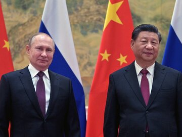 Prezydent Rosji Władimir Putin i prezydent Chin Xi Jinping