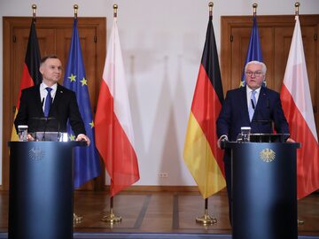 Prezydent RP Andrzej Duda i prezydent Niemiec Frant-Walter Steinmeier