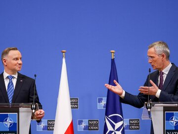 Prezydent RP Andrzej Duda i sekretarz generalny NATO Jens Stoltenberg