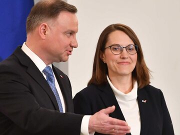 Prezydent RP Andrzej Duda minister finansów Magdalena Rzeczkowska