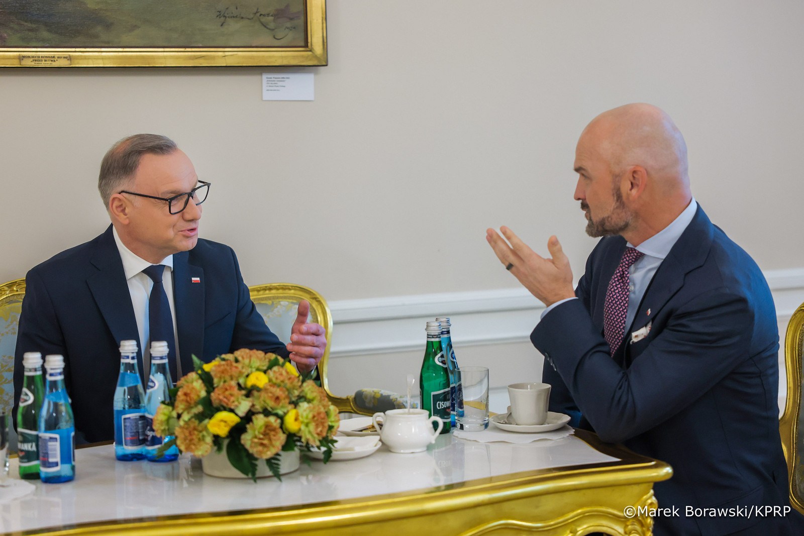 The president   met with Brzoska. Duda made a declaration