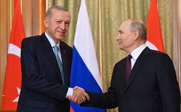 Prezydent Turcji Recep Erdogan i prezydent Rosji Władimir Putin
