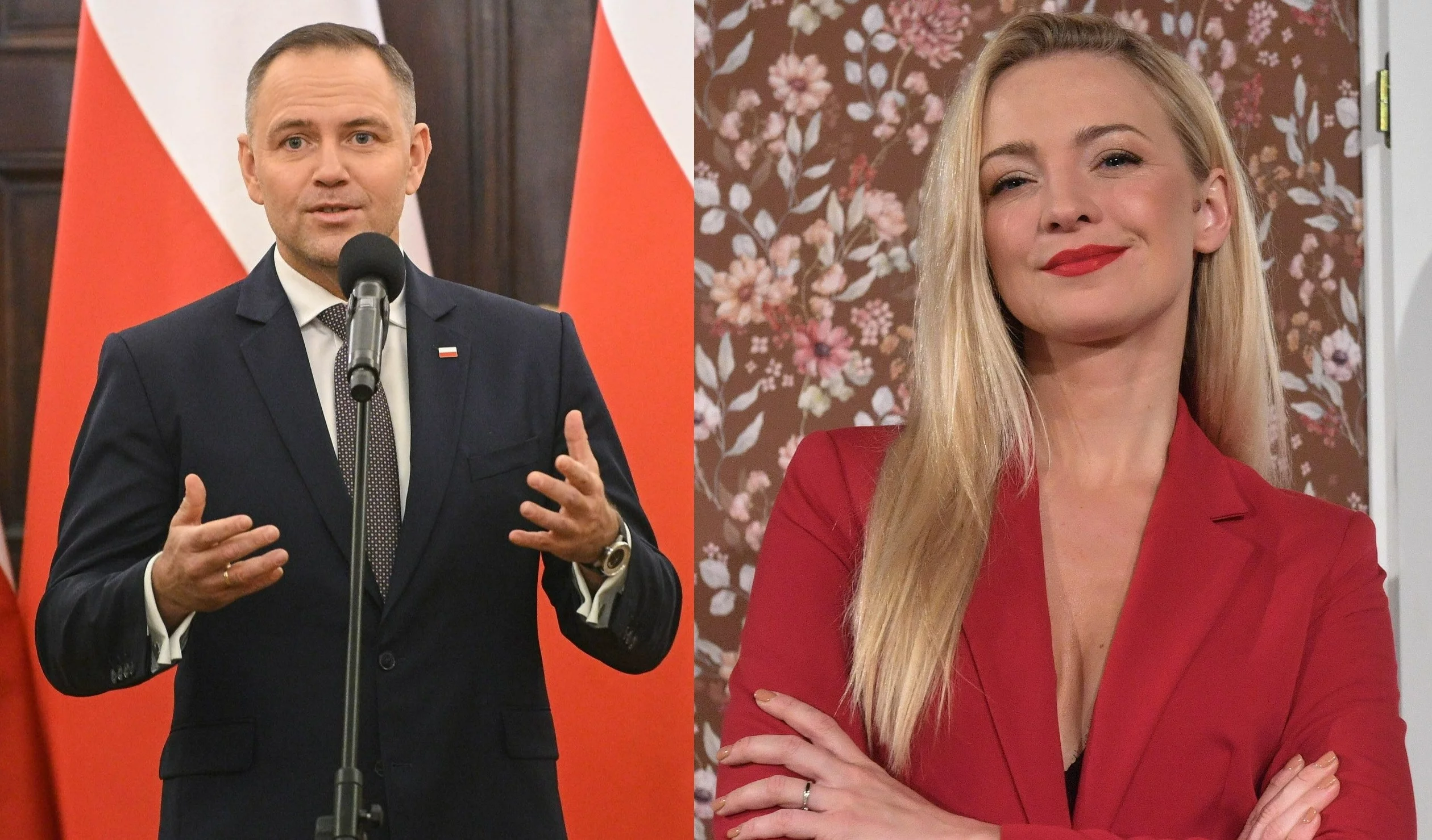Prezydent Karol Nawrocki/ Aktorka Barbara Kurdej-Szatan