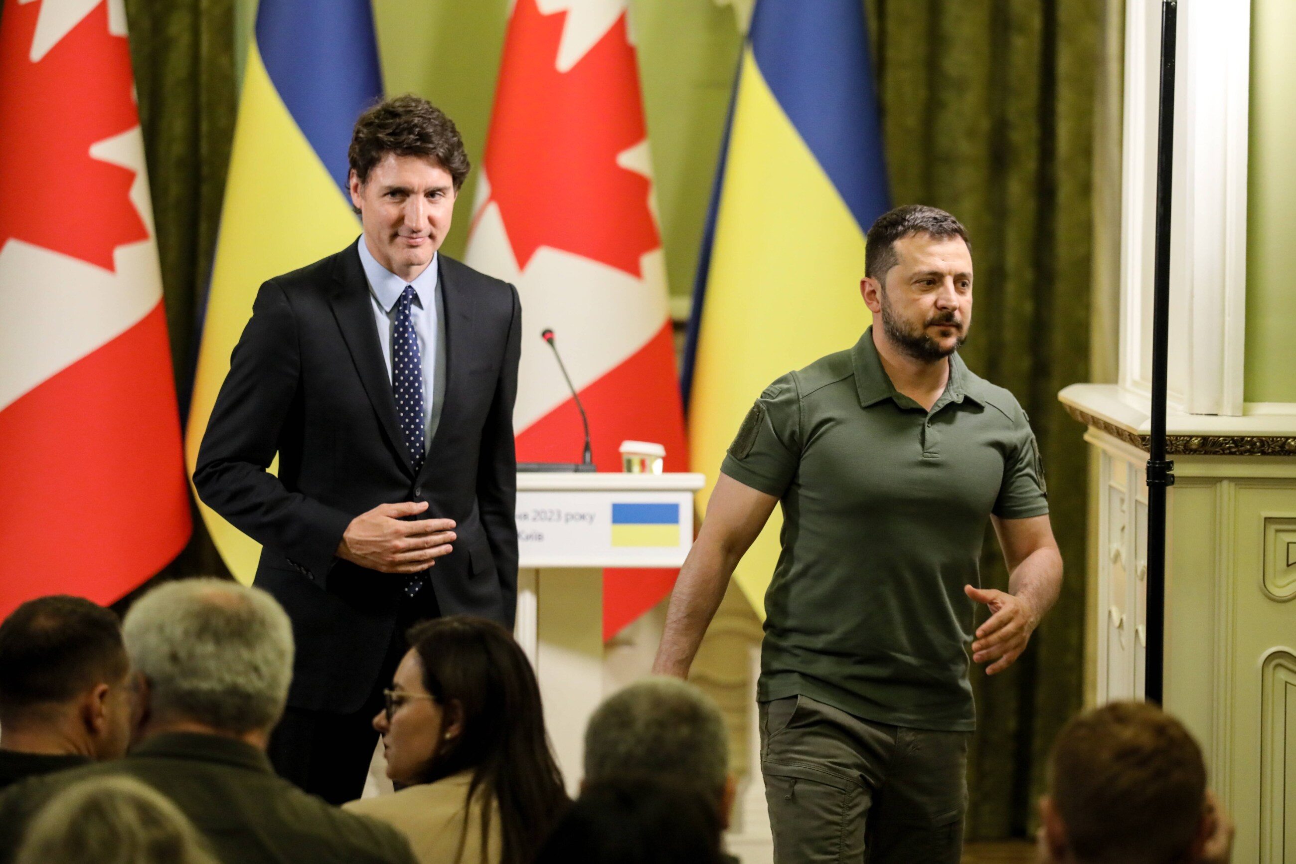 Zełenski i Trudeau oklaskiwali weterana SS Galizien w parlamencie Kanady