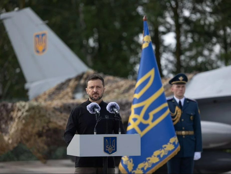 Prezydent Ukrainy Wołodymyr Zełenski