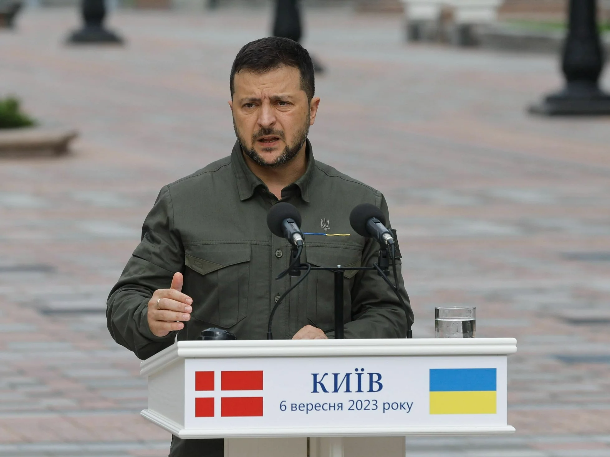 Prezydent Ukrainy Wołodymyr Zełenski