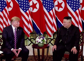 Prezydent USA Donald Trump i Kim Dzong Un