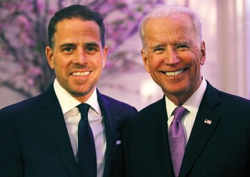 Prezydent USA Joe Biden i jego syn – Hunter Biden
