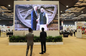 Prezydent USA Joe Biden i premier Indii Narendra Modi na szczycie G20 w Delhi