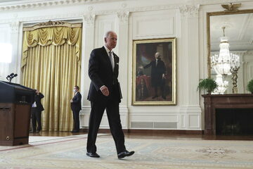 Prezydent USA Joe Biden w Białym Domu. Zdj. ilustracyjne