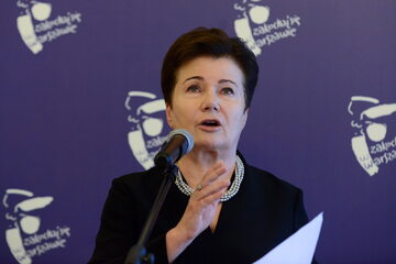 Prezydent Warszawy Hanna Gronkiewicz-Waltz,