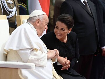 Prezydent Węgier, Katalin Novák i papież Franciszek