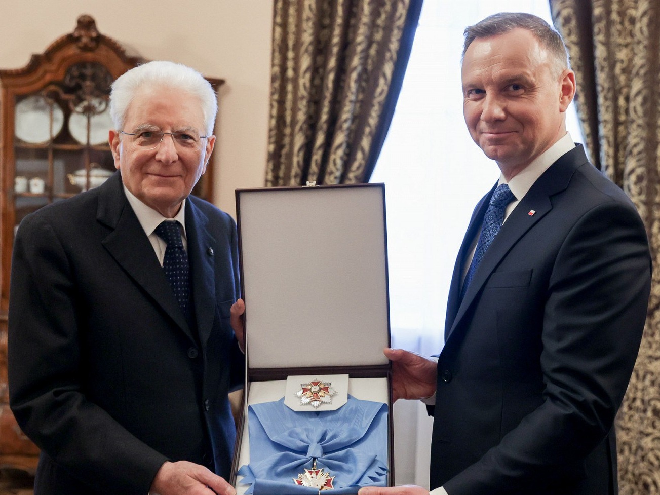 Prezydenci Włoch i Polski