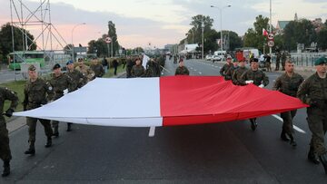 Próba generalna do defilady z okazji Święta Wojska Polskiego na ulicach Warszawy