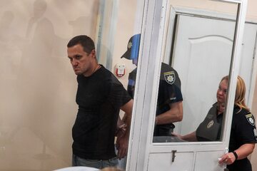 Proces Nikolaya Germana, byłego
szefa prokuratury miasta Mikołajowa,
oskarżonego o współpracę z Rosjanami