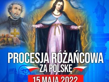 Procesja różańcowa za Polskę