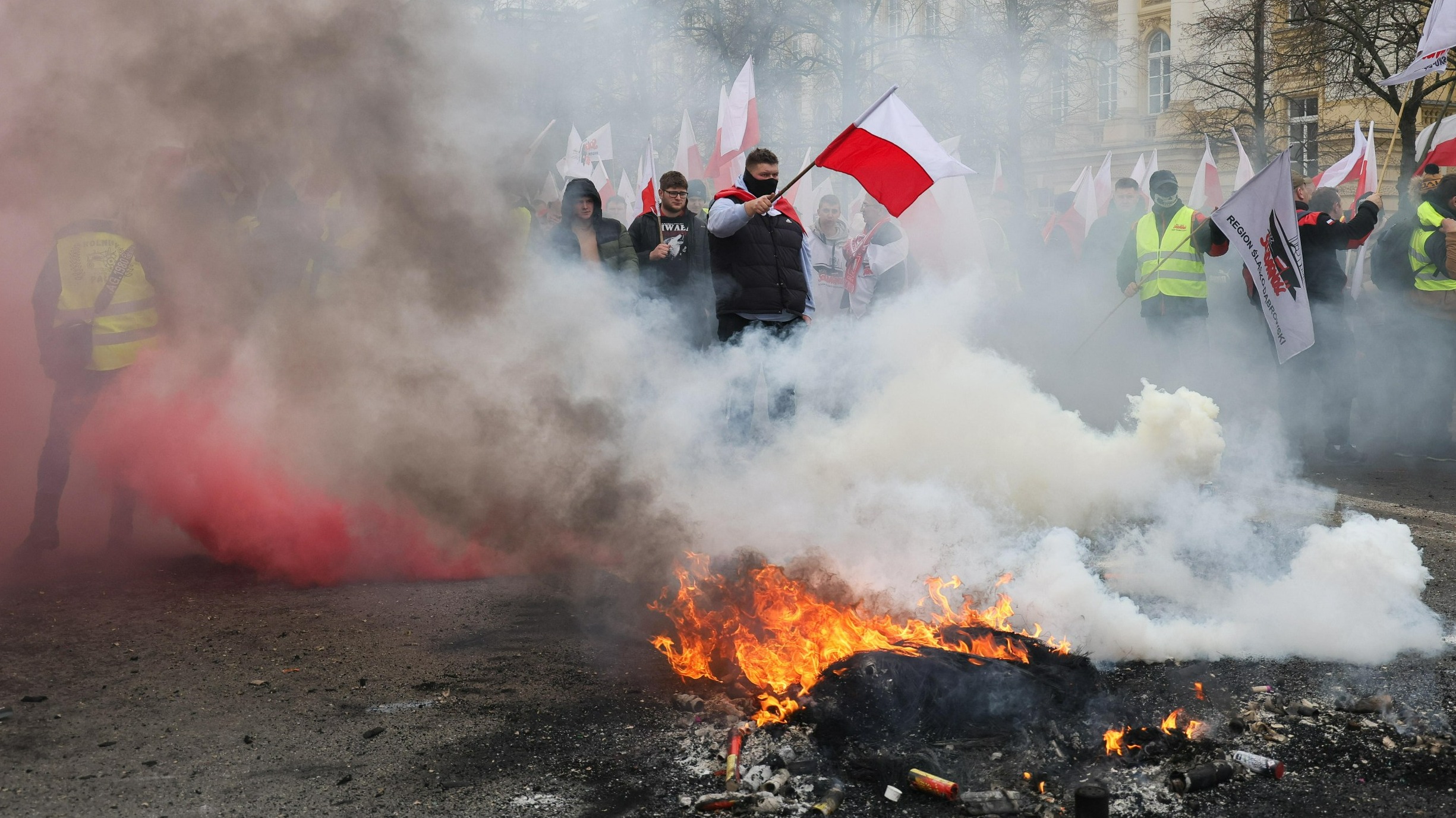 Protest rolników w Warszawie