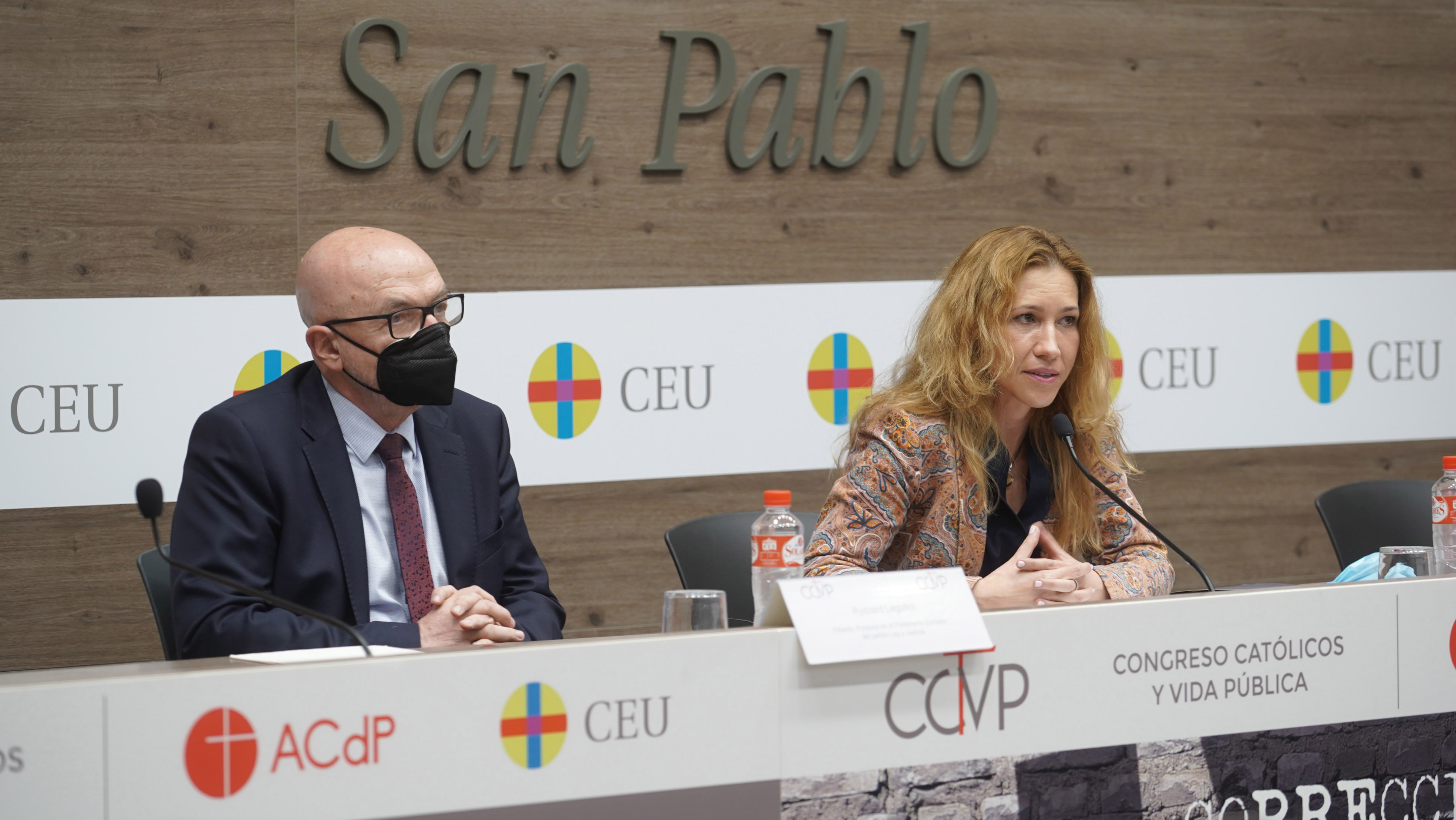 Prof. Ryszard Legutko i Małgorzata Wołczyk