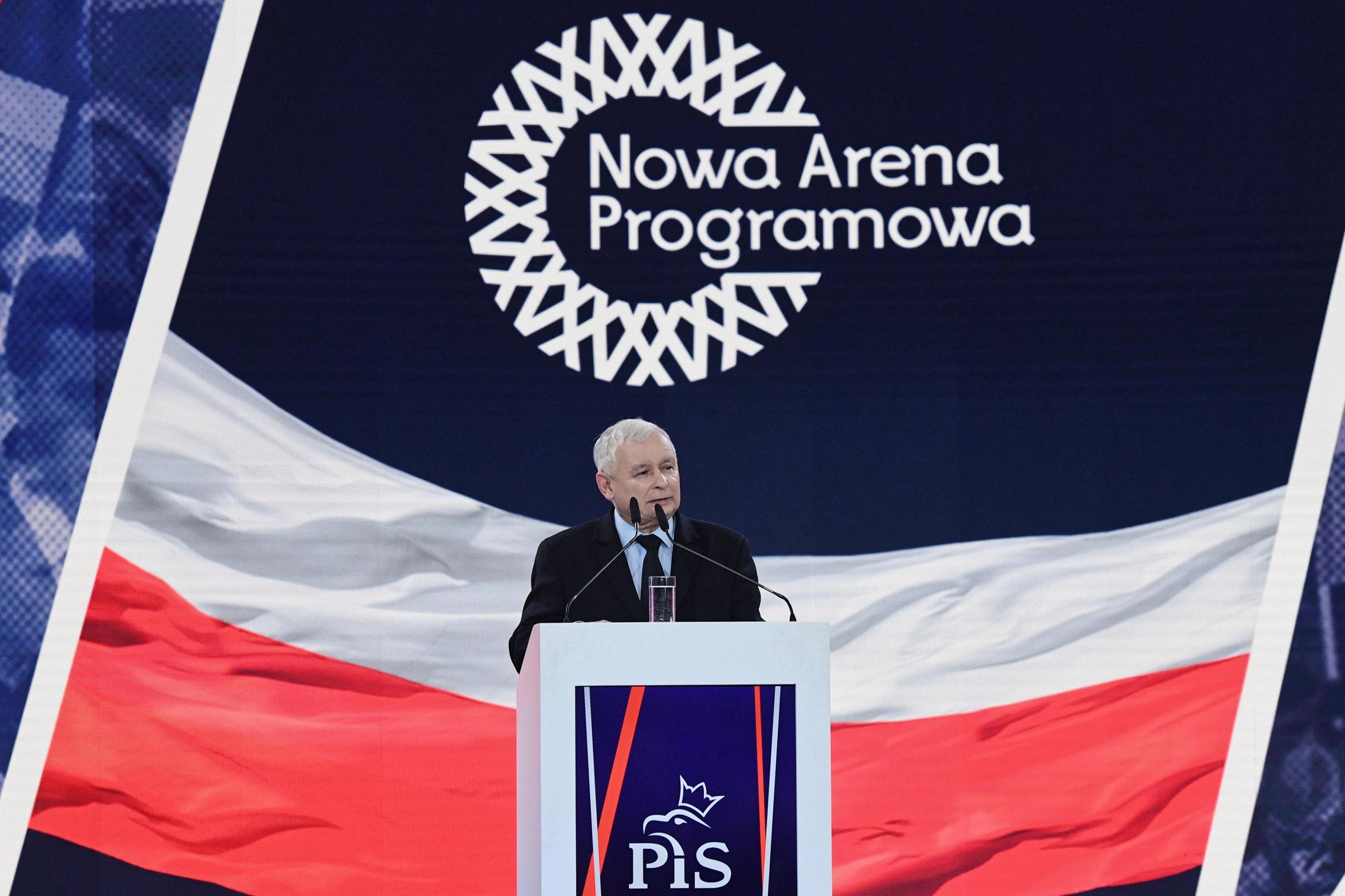 Prezes PiS Jarosław Kaczyński