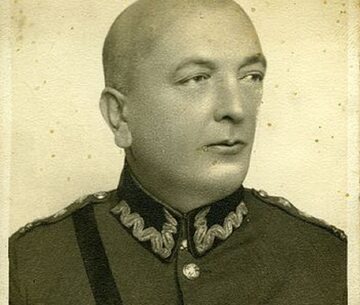Prof. Władysław Dzierżyński w mundurze WP (początek l. 30-tych)