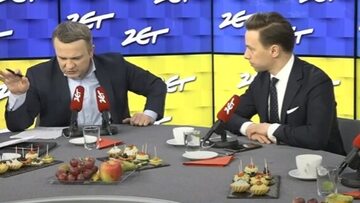 Program "7 dzień tygodnia w Radiu ZET". Prowadzący Krzysztof Stankiewicz i poseł Krzysztof Bosak.