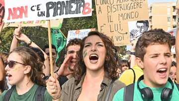 Protest klimatyczny we Włoszech