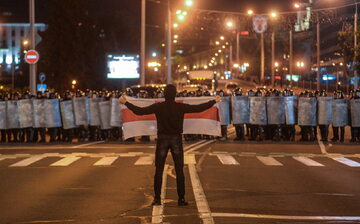 Protest na Białorusi (9.08)