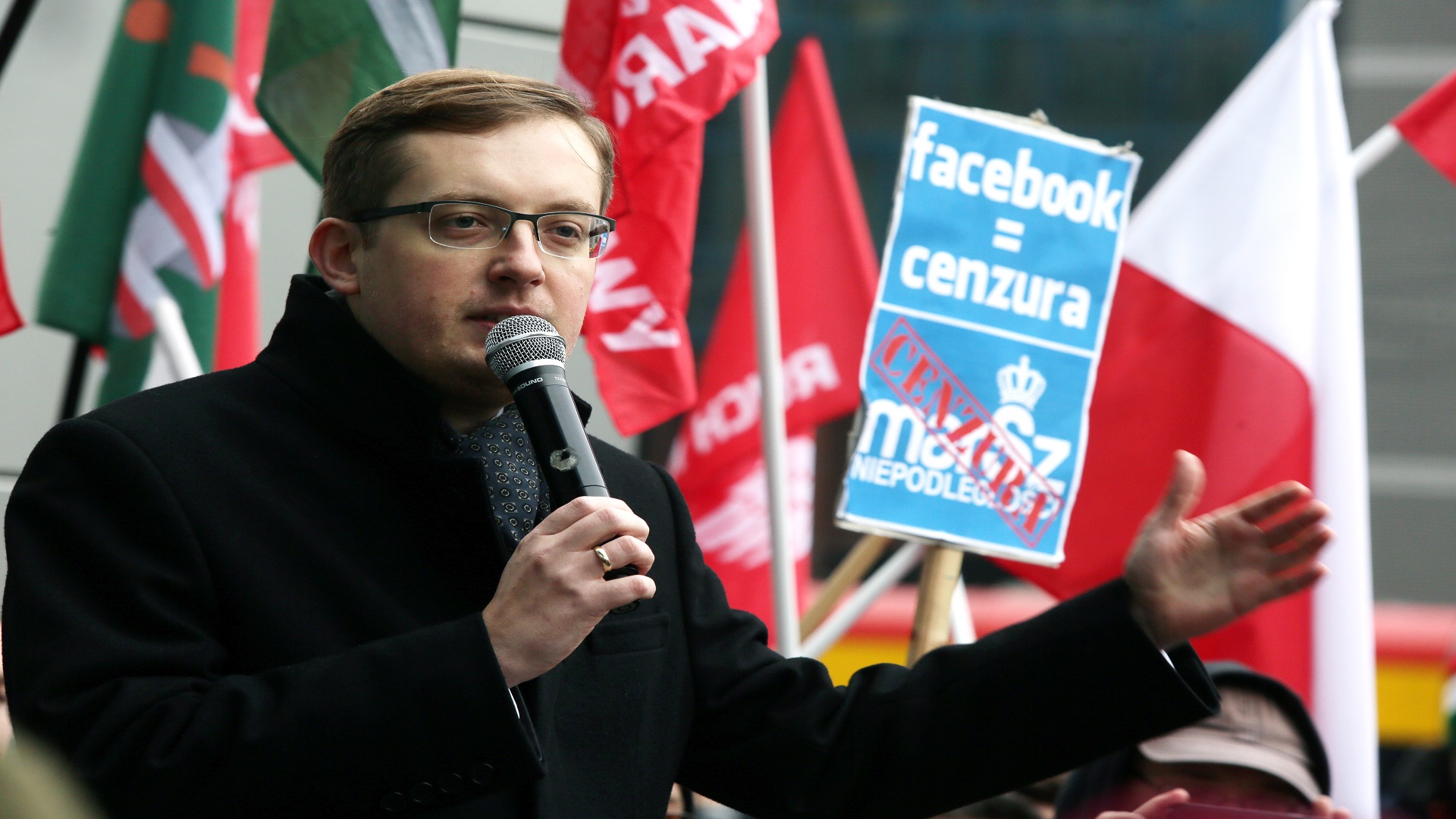 Robert Winnicki, poseł niezrzeszony i prezes Ruchu Narodowego